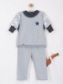 картинка костюм 3034, 427 (футер) коллекция смайлики от магазина детской одежды ООО “Трия ТМ”