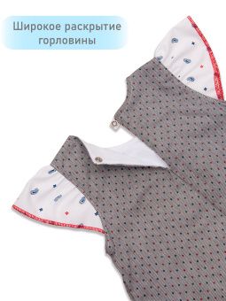 картинка платье-боди 516 (кулирка) коллекция бантики от магазина детской одежды ООО “Трия ТМ”
