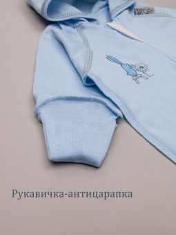 картинка комбинезон 1020 (футер) коллекция нв (зайкины истории) от магазина детской одежды ООО “Трия ТМ”