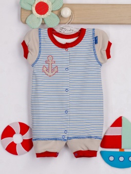 картинка песочник 913 (интерлок) коллекция море от магазина детской одежды ООО “Трия ТМ”