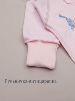 картинка комбинезон 1020 (футер) коллекция нв (зайкины истории) от магазина детской одежды ООО “Трия ТМ”