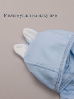 картинка комбинезон 1020 (футер) коллекция нв (зайкины истории) от магазина детской одежды ООО “Трия ТМ”