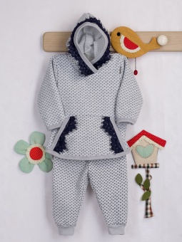 картинка костюм 749, 426 (футер 3-х нитка) коллекция смайлики от магазина детской одежды ООО “Трия ТМ”