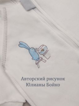 картинка комбинезон 1020 (футер) коллекция нв (зайкины истории) от магазина детской одежды ООО “Трия ТМ”