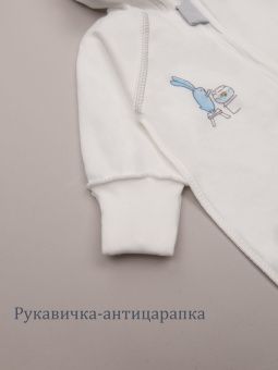 картинка комбинезон 1020 (футер) коллекция нв (зайкины истории) от магазина детской одежды ООО “Трия ТМ”
