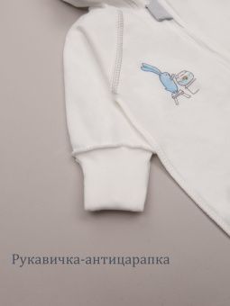 картинка комбинезон 1020 (футер) коллекция нв (зайкины истории) от магазина детской одежды ООО “Трия ТМ”