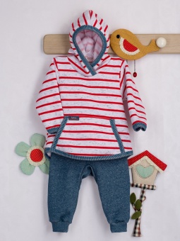 картинка костюм 749, 424 (футер 3-х нитка) коллекция смайлики от магазина детской одежды ООО “Трия ТМ”